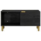 vidaXL Couchtisch Schwarz 80x50x40 cm Holzwerkstoff