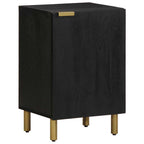 vidaXL Badschrank Schwarz 38x33x58 cm Holzwerkstoff