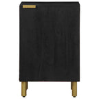 vidaXL Badschrank Schwarz 38x33x58 cm Holzwerkstoff