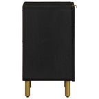 vidaXL Badschrank Schwarz 38x33x58 cm Holzwerkstoff