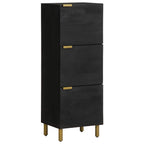 vidaXL Highboard Schwarz 40x33x110 cm Holzwerkstoff