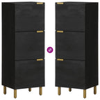 vidaXL Highboard Schwarz 40x33x110 cm Holzwerkstoff