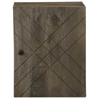 vidaXL Bad-Wandschrank Schwarz 38x33x48 cm Massivholz Mango