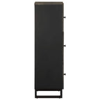vidaXL Highboard 40x33x110 cm Massivholz Mango