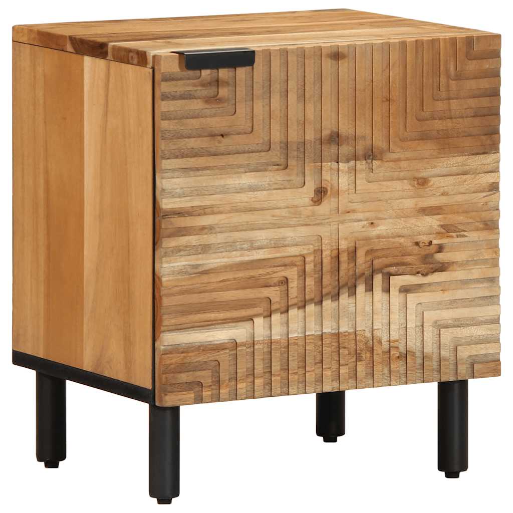 vidaXL Nachttische 2 Stk. 40x33x46 cm Massivholz Akazie