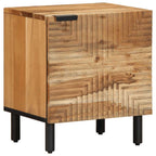 vidaXL Nachttische 2 Stk. 40x33x46 cm Massivholz Akazie