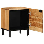 vidaXL Nachttische 2 Stk. 40x33x46 cm Massivholz Akazie