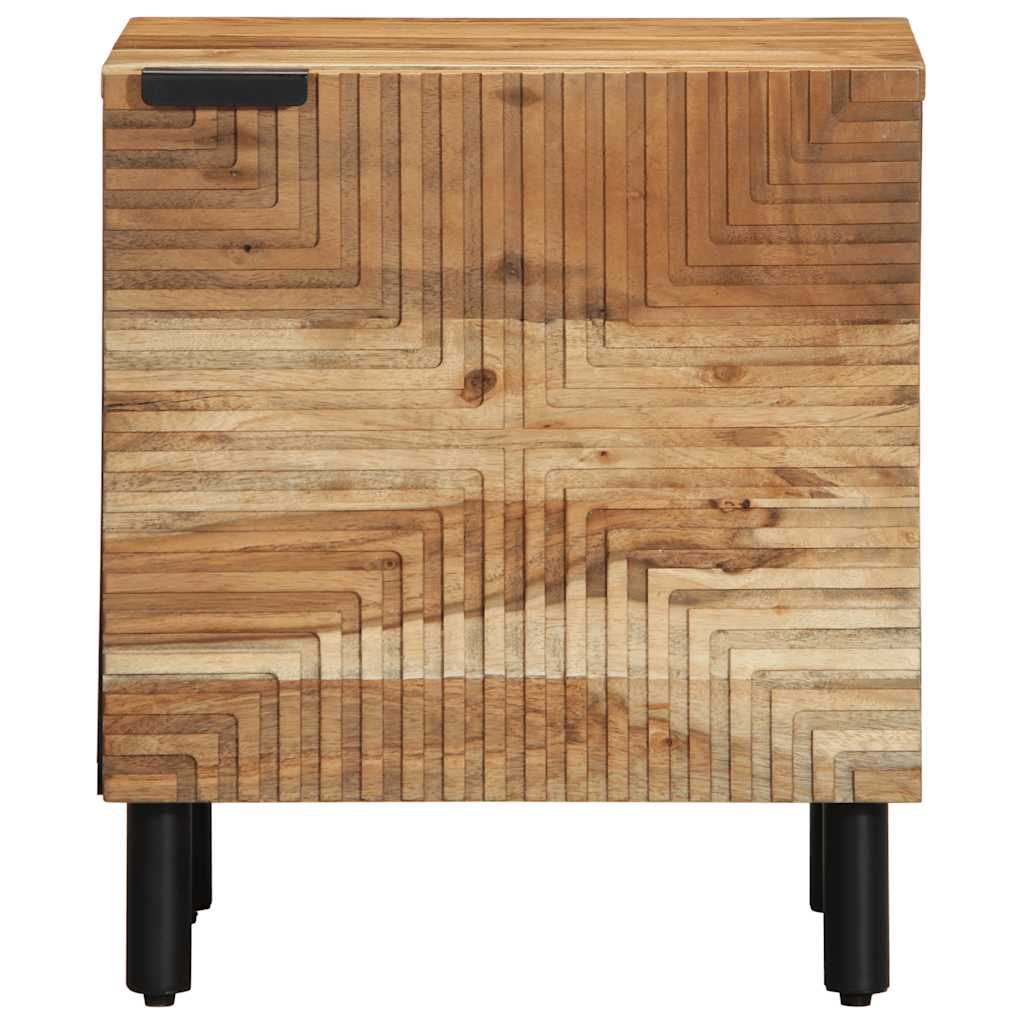 vidaXL Nachttische 2 Stk. 40x33x46 cm Massivholz Akazie