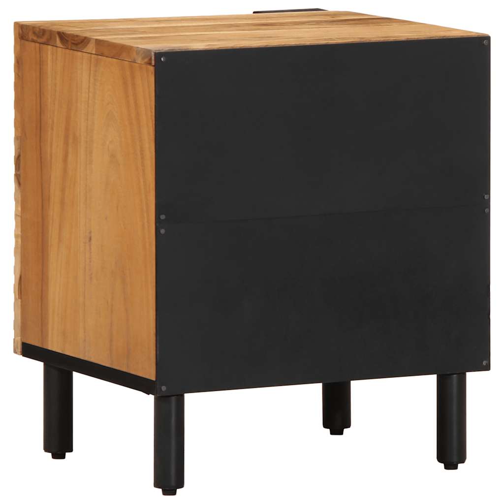 vidaXL Nachttische 2 Stk. 40x33x46 cm Massivholz Akazie