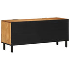 vidaXL TV-Schränk mit Regal Braun 105 x 33 x 46 cm Massivholz Mango