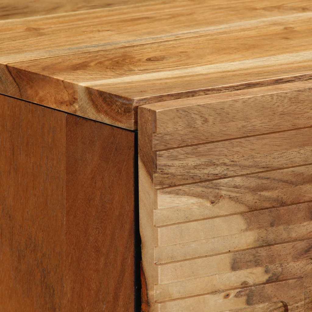 vidaXL Sideboard mit Schubladen Braun 40 x 33 x 75 cm Massivholz Mango