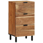 vidaXL Sideboard mit Schubladen Braun 40 x 33 x 75 cm Massivholz Mango