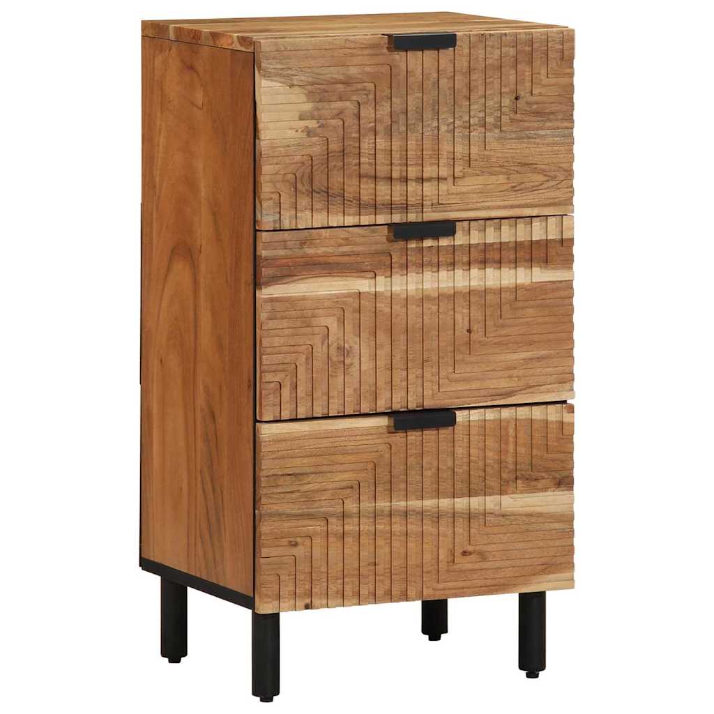 vidaXL Sideboard mit Schubladen Braun 40 x 33 x 75 cm Massivholz Mango