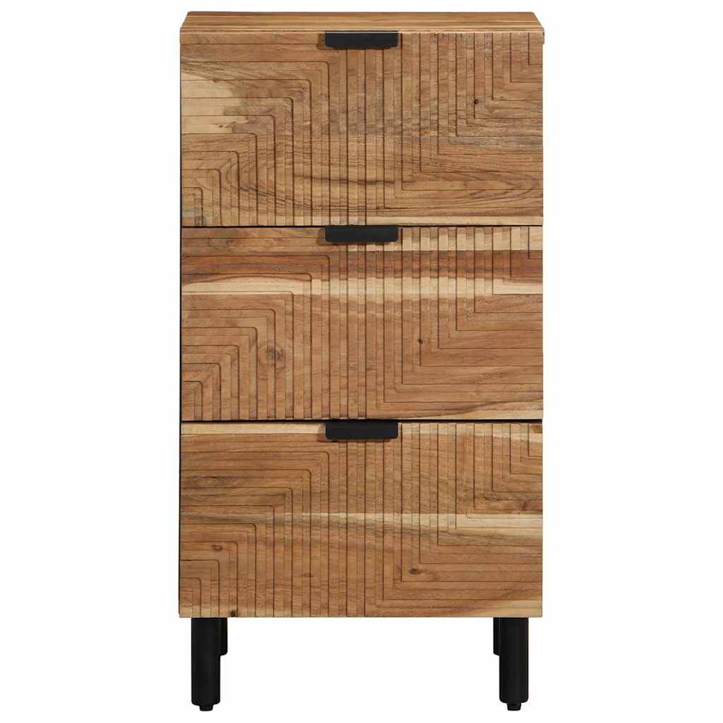 vidaXL Sideboard mit Schubladen Braun 40 x 33 x 75 cm Massivholz Mango