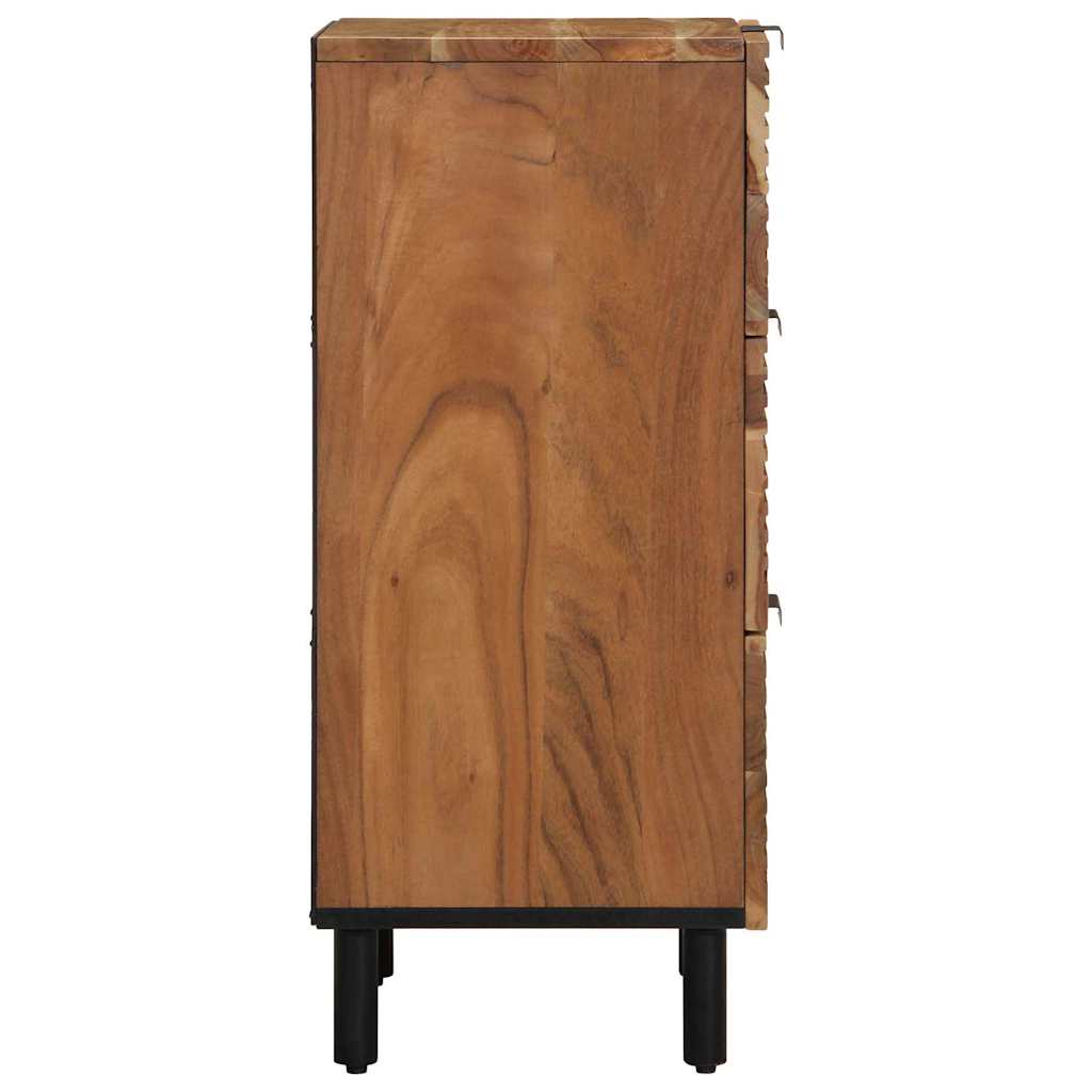 vidaXL Sideboard mit Schubladen Braun 40 x 33 x 75 cm Massivholz Mango