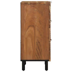 vidaXL Sideboard mit Schubladen Braun 40 x 33 x 75 cm Massivholz Mango