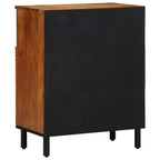 vidaXL Sideboard mit Regal Braun 60 x 33,5 x 75 cm Massivholz Mango