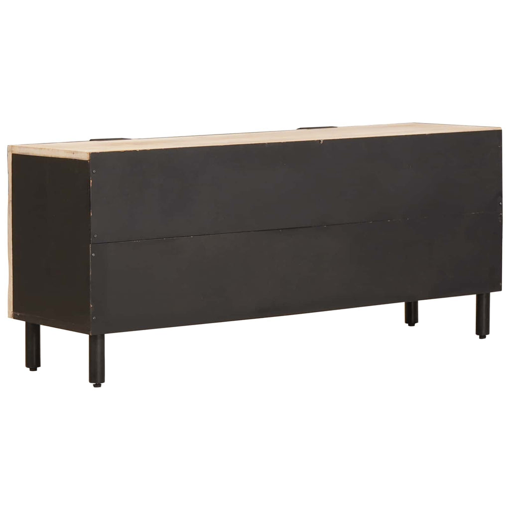 vidaXL TV-Schränk mit Tür Weiße gewaschene Oberfläche 105 x 33 x 46 cm