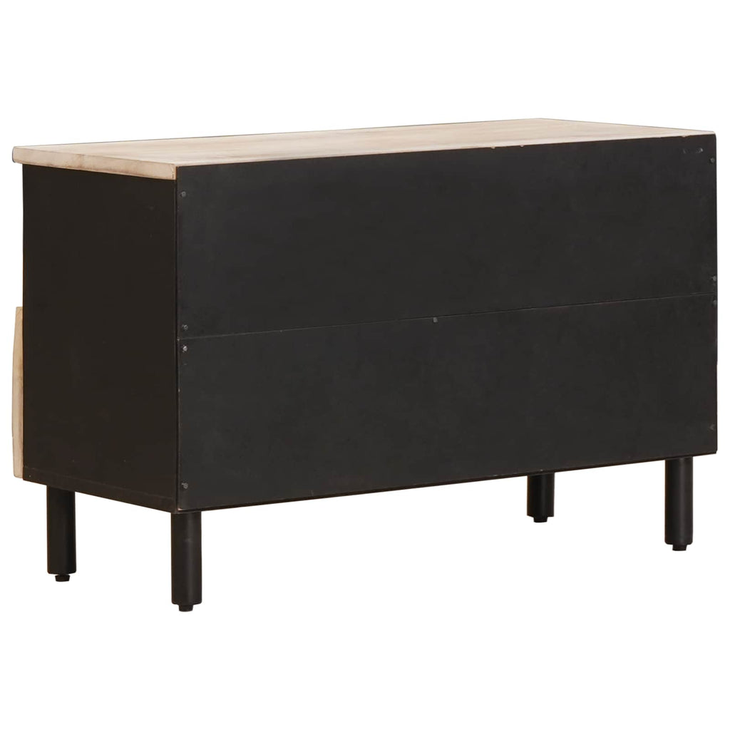vidaXL TV-Schränk Weiße gewaschene Oberfläche 70 x 33 x 46 cm