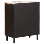 vidaXL Sideboard Weiße gewaschene Oberfläche 60 x 33 x 75 cm