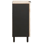 vidaXL Sideboard Weiße gewaschene Oberfläche 60 x 33 x 75 cm