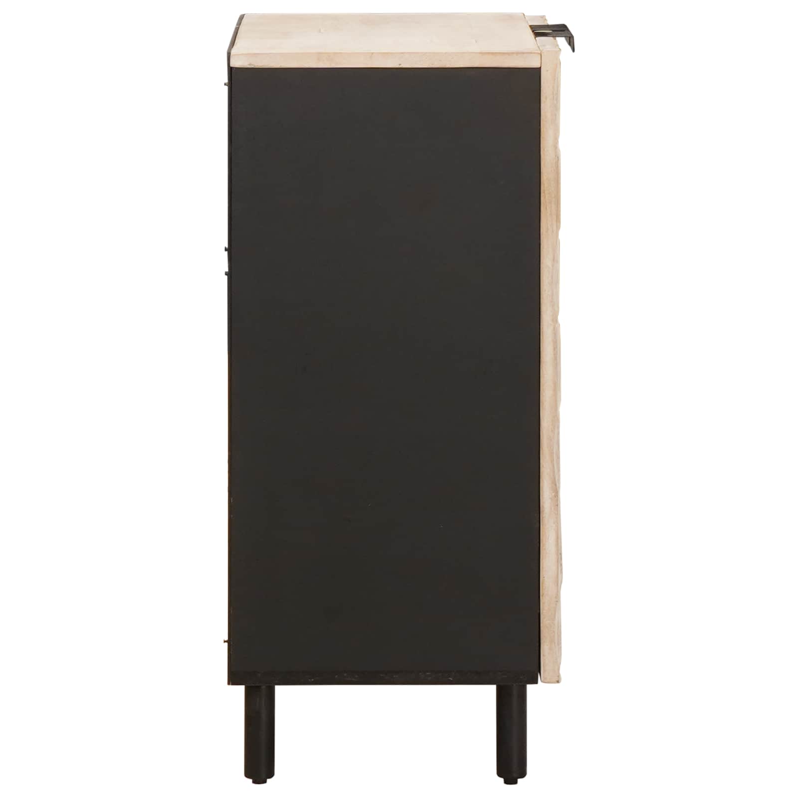 vidaXL Sideboard Weiße gewaschene Oberfläche 60 x 33 x 75 cm