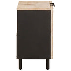 vidaXL Waschbeckenschrank Weiß 62 x 33 x 58 cm Massivholz Mango