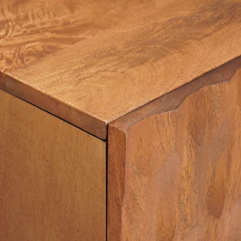 vidaXL TV-Schränk mit Regal Akazienbraune Oberfläche 105 x 33 x 46 cm
