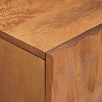 vidaXL TV-Schränk mit Regal Akazienbraune Oberfläche 105 x 33 x 46 cm