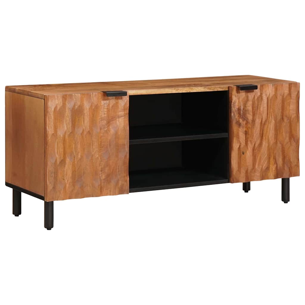 vidaXL TV-Schränk mit Regal Akazienbraune Oberfläche 105 x 33 x 46 cm