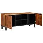 vidaXL TV-Schränk mit Regal Akazienbraune Oberfläche 105 x 33 x 46 cm