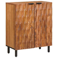 vidaXL Sideboard Akazienbraune Oberfläche 60 x 33 x 75 cm