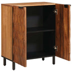 vidaXL Sideboard Akazienbraune Oberfläche 60 x 33 x 75 cm