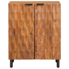 vidaXL Sideboard Akazienbraune Oberfläche 60 x 33 x 75 cm