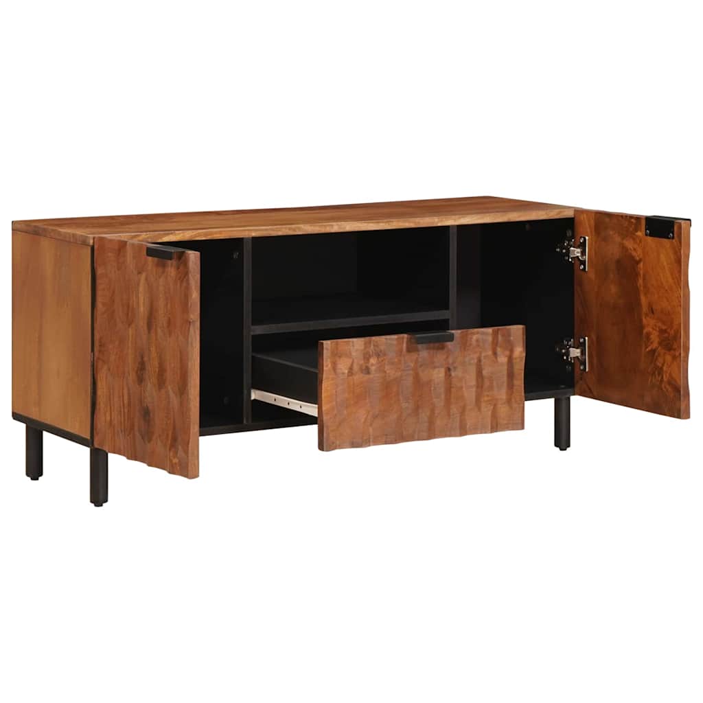 vidaXL TV-Schränk mit Tür Akazienbraune Oberfläche 105 x 33 x 46 cm