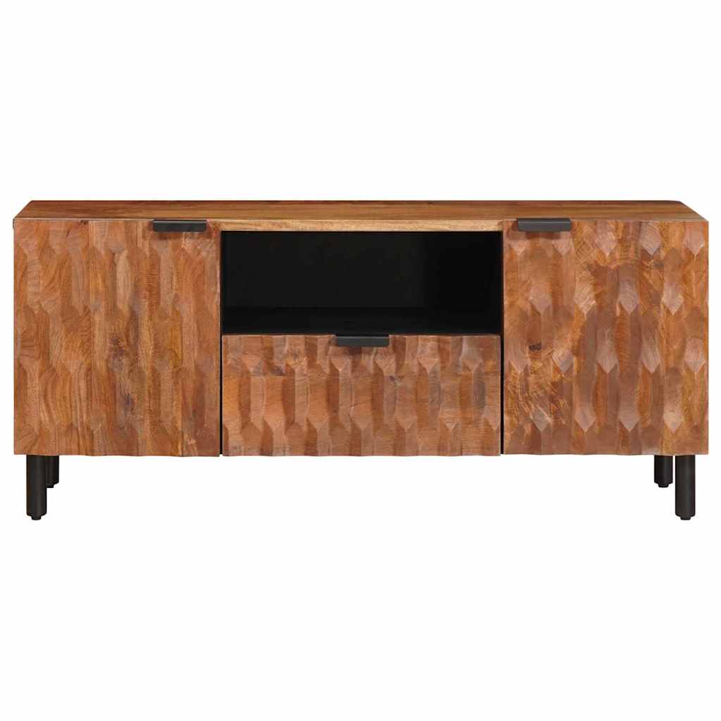 vidaXL TV-Schränk mit Tür Akazienbraune Oberfläche 105 x 33 x 46 cm