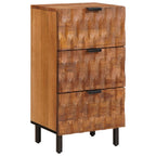 vidaXL Sideboard mit Speicher Akazienbraune Oberfläche 40 x 33 x 75 cm