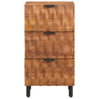 vidaXL Sideboard mit Speicher Akazienbraune Oberfläche 40 x 33 x 75 cm