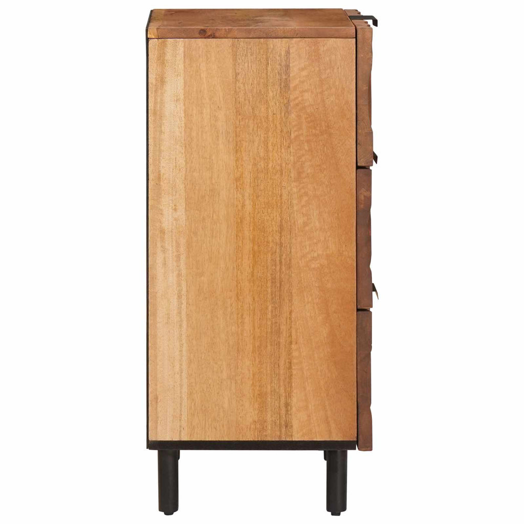 vidaXL Sideboard mit Speicher Akazienbraune Oberfläche 40 x 33 x 75 cm