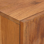 vidaXL Sideboard mit Regal Akazienbraune Oberfläche 90 x 33 x 75 cm