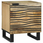 vidaXL Nachttisch 2 pcs Natur 40 x 33 x 46 cm Holzwerkstoff