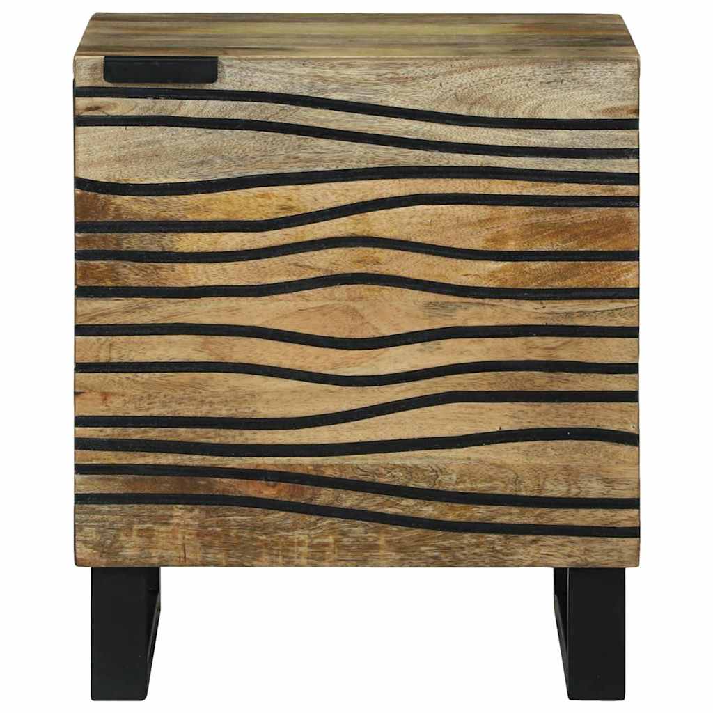vidaXL Nachttisch 2 pcs Natur 40 x 33 x 46 cm Holzwerkstoff