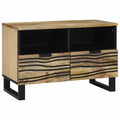 vidaXL TV-Einheiten mit Schubladen Braun 70 x 33 x 46 cm Holzwerkstoff