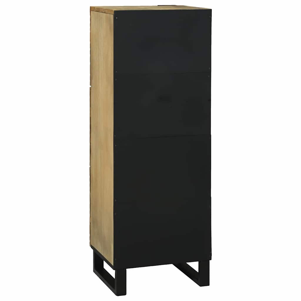 vidaXL Hochboard Braun 40 x 33 x 110 cm massives Mangoholz