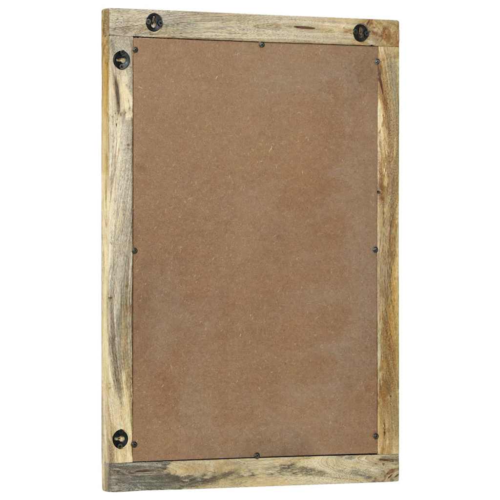 vidaXL Badezimmer Spiegel Rechtwinklig Natur 50 x 2,5 x 70 cm