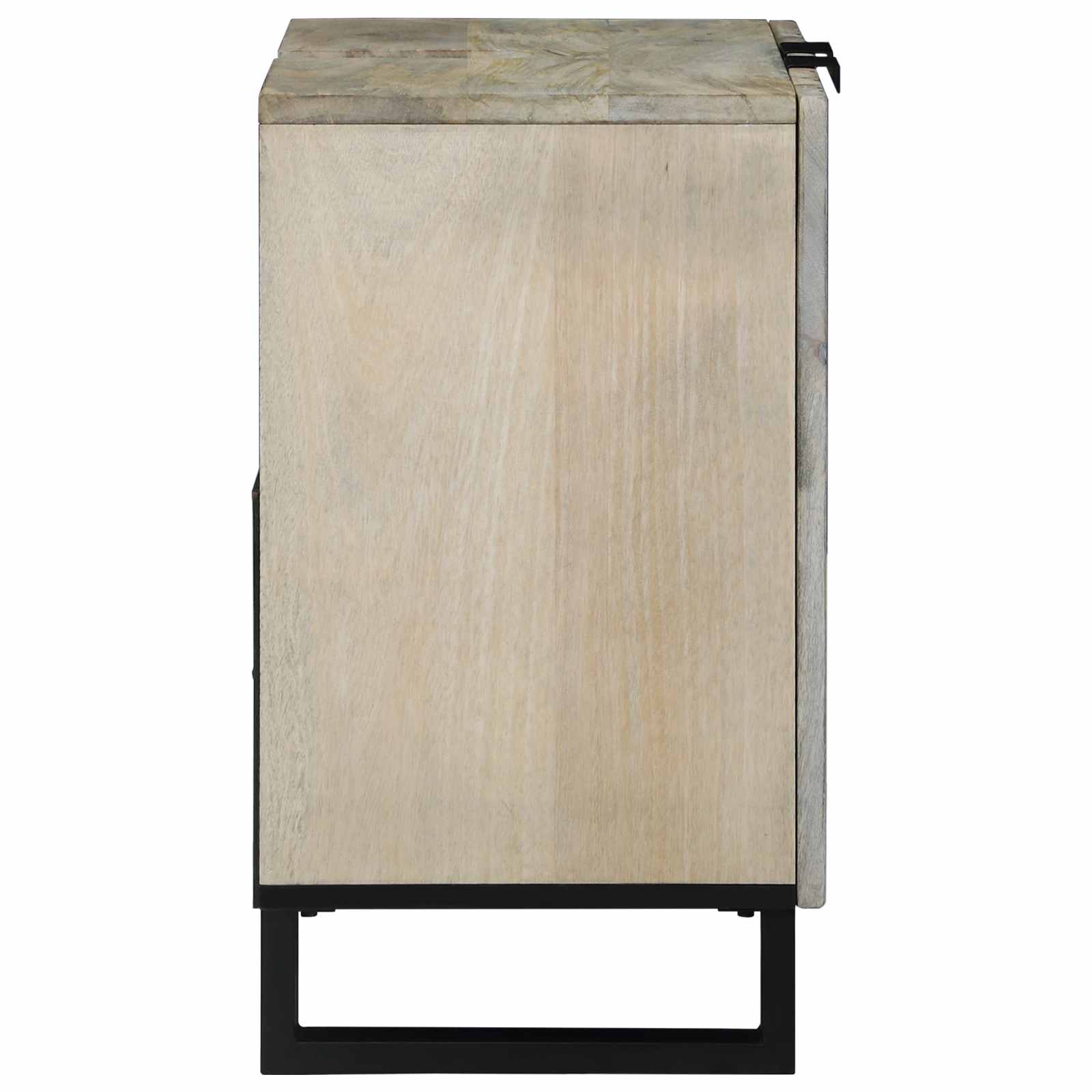 vidaXL Waschbeckenschrank mit Regal Weiß 62 x 33 x 58 cm Holzwerkstoff
