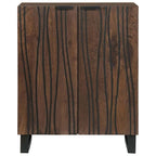 vidaXL Sideboard Walnuss 60 x 33,5 x 75 cm Massivholz Mango