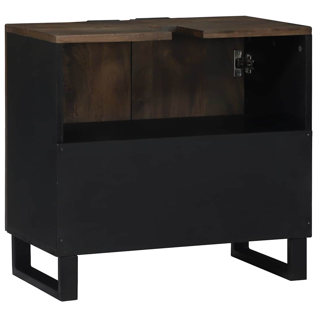 vidaXL Waschbeckenschrank Walnuss 62 x 33 x 58 cm Holzwerkstoff