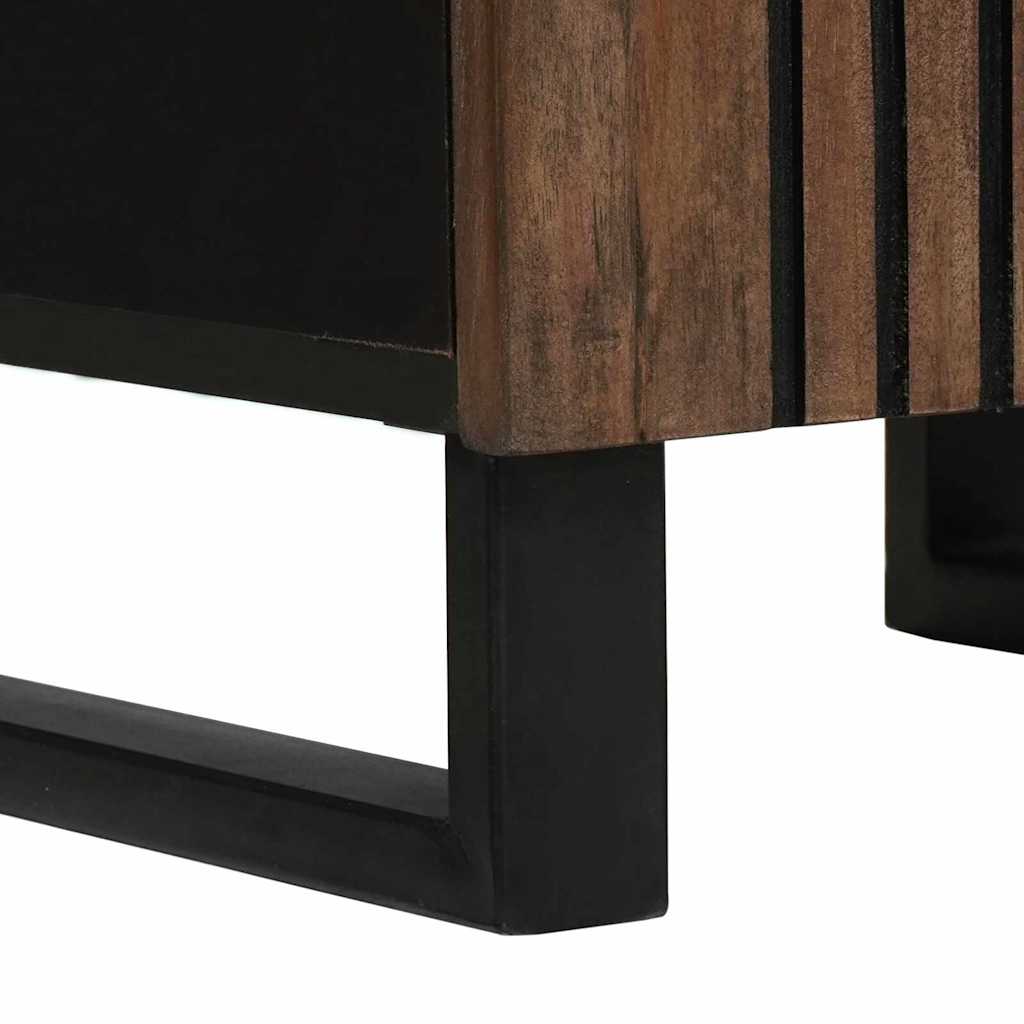 vidaXL Badezimmerschrank Walnuss 38 x 33 x 160 cm Holzwerkstoff