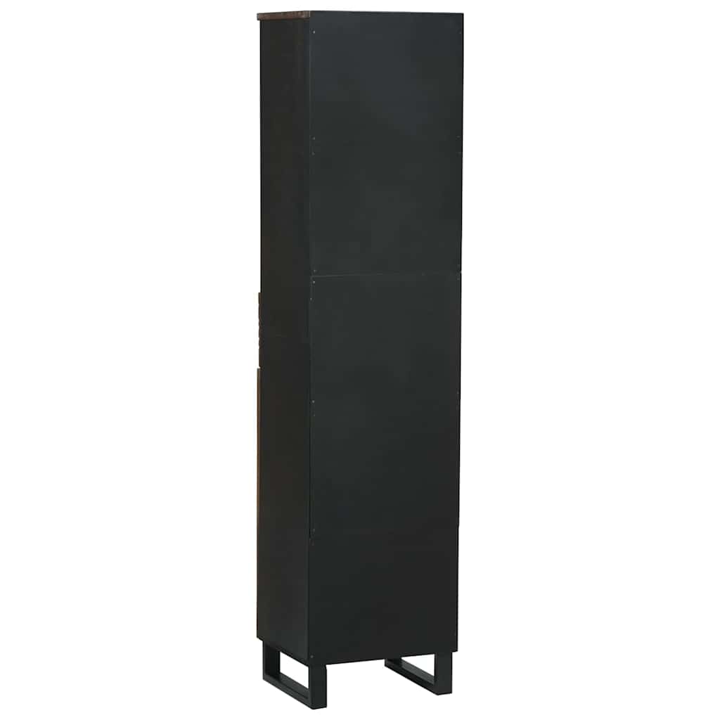 vidaXL Badezimmerschrank Walnuss 38 x 33 x 160 cm Holzwerkstoff
